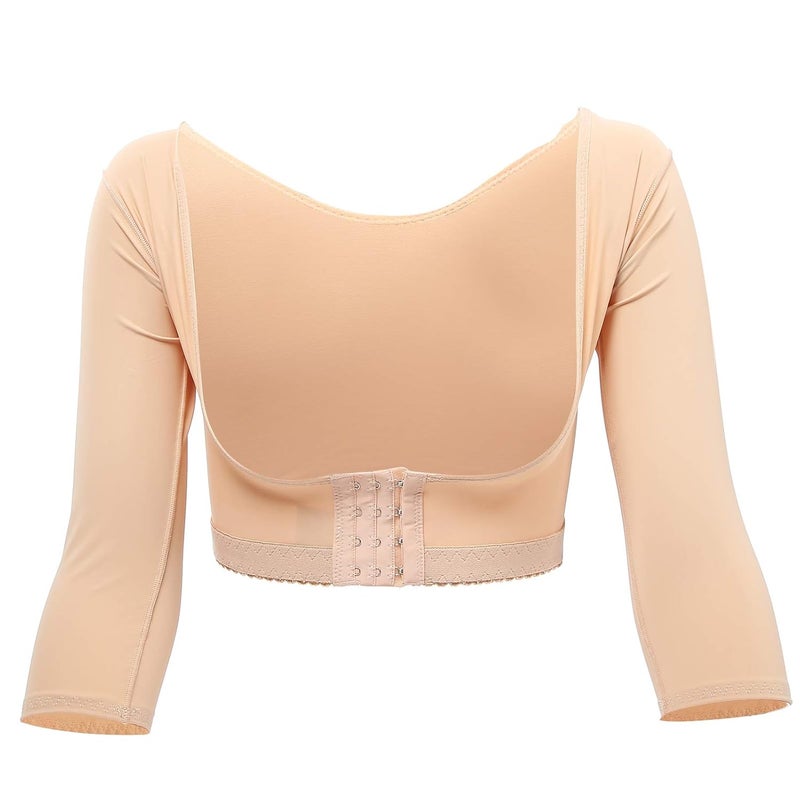 comfrt Women Posture Shaper Upper Arm Shaper Shapewear Compression Sleeves Posture Corrector, for Women Slimming Upper Sleeves Body Shaper Back Support Vest(S) - Image 1