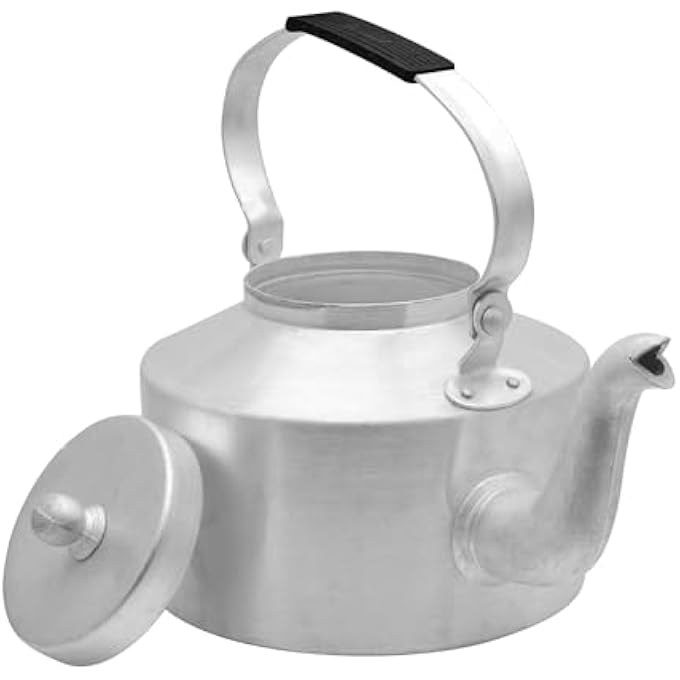 RAJ Aluminium Kettle 3 Liter  Silver Dak018 Stovetop Tea Kettle  Coffee Kettle  Tea Pot Coffee Pot - Image 3