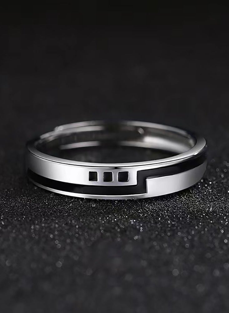 GUSGU 5pcs Open Adjustable Rings Set Unisex Stacking Ring Stackable for Women Men Girls Boys - Image 4