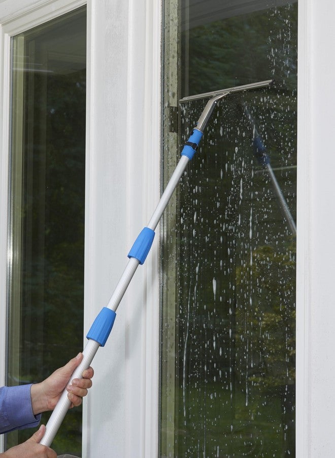 Unger Professional Stainless Steel Heavy-Duty Squeegee, 12", Silver - Image 3