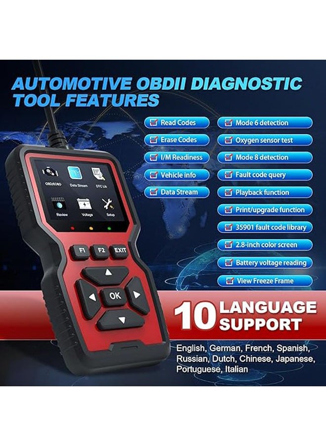 OBDII - OBD-II Diagnostic Tool OBD2 Diagnostic Tool Cart The OBD2 Diagnostic Tool is available for all vehicles, prints data and updates all OBDII cars for free - Image 1