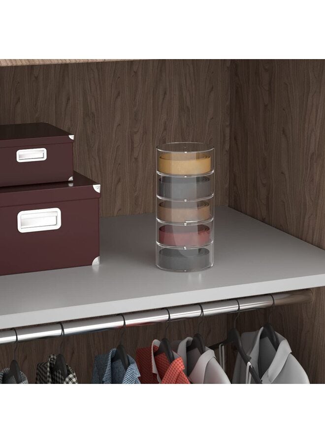 Acrylic Box Storage and Display for Belt, Belt Organizer for Drawer  - Image 5