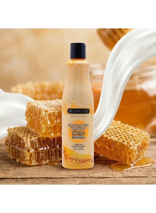 مورفوز شامبو مورتفوز بالحليب والعسل 500 مل - تغذية مكثفة للشعر الجاف - Image 2