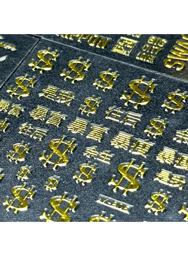 30 Sheets Gold Nail Stickers Decals Gold Star Line Nail Decals 3D Self-Adhesive Nail Art Stickers Flower Butterfly Nail Supplies for DIY Acrylic Nails for Women - Image 5