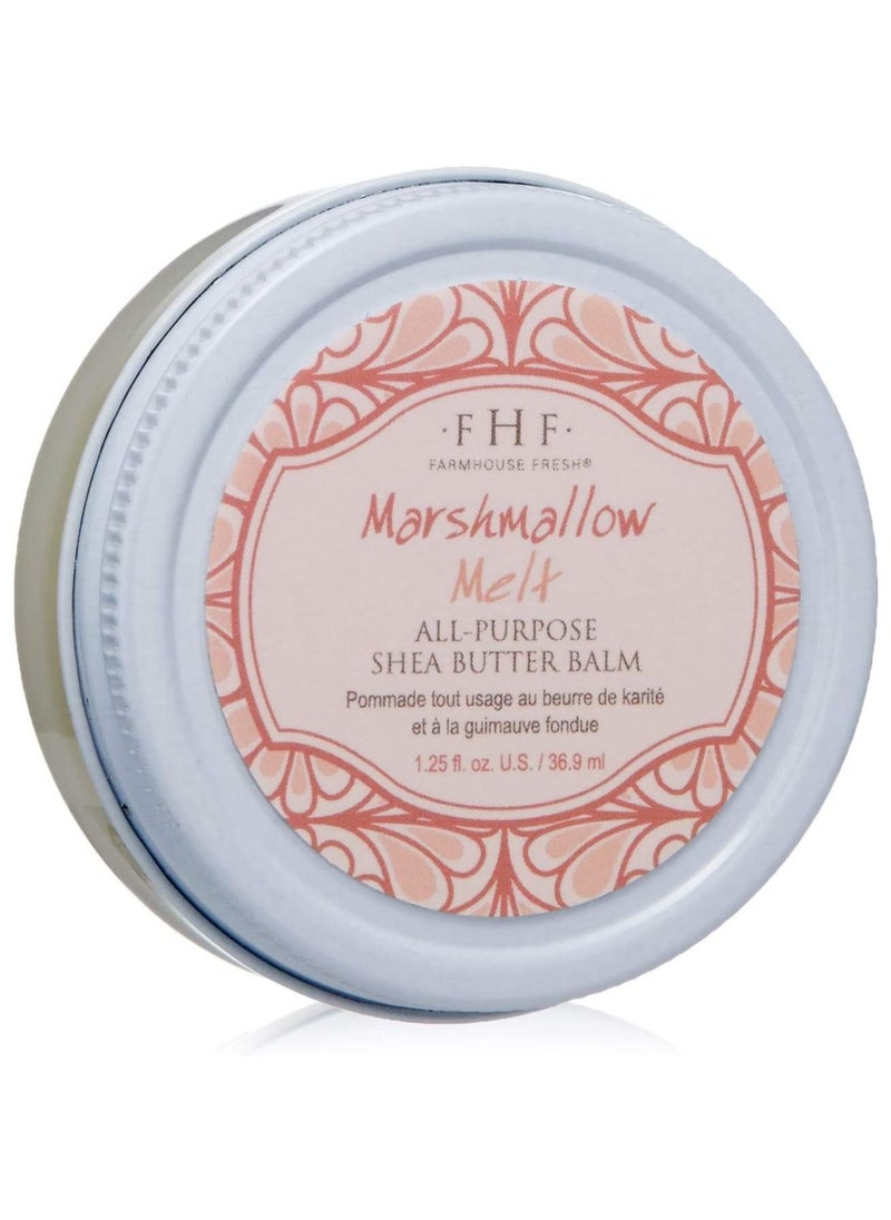FarmHouse Fresh - Farmhouse Fresh Marshmallow Melt All-Purpose Shea Butter Balm – 1.25 oz Sulfate-Free Paraben-Free Body Balm With Vitamins A, C & E - Image 1