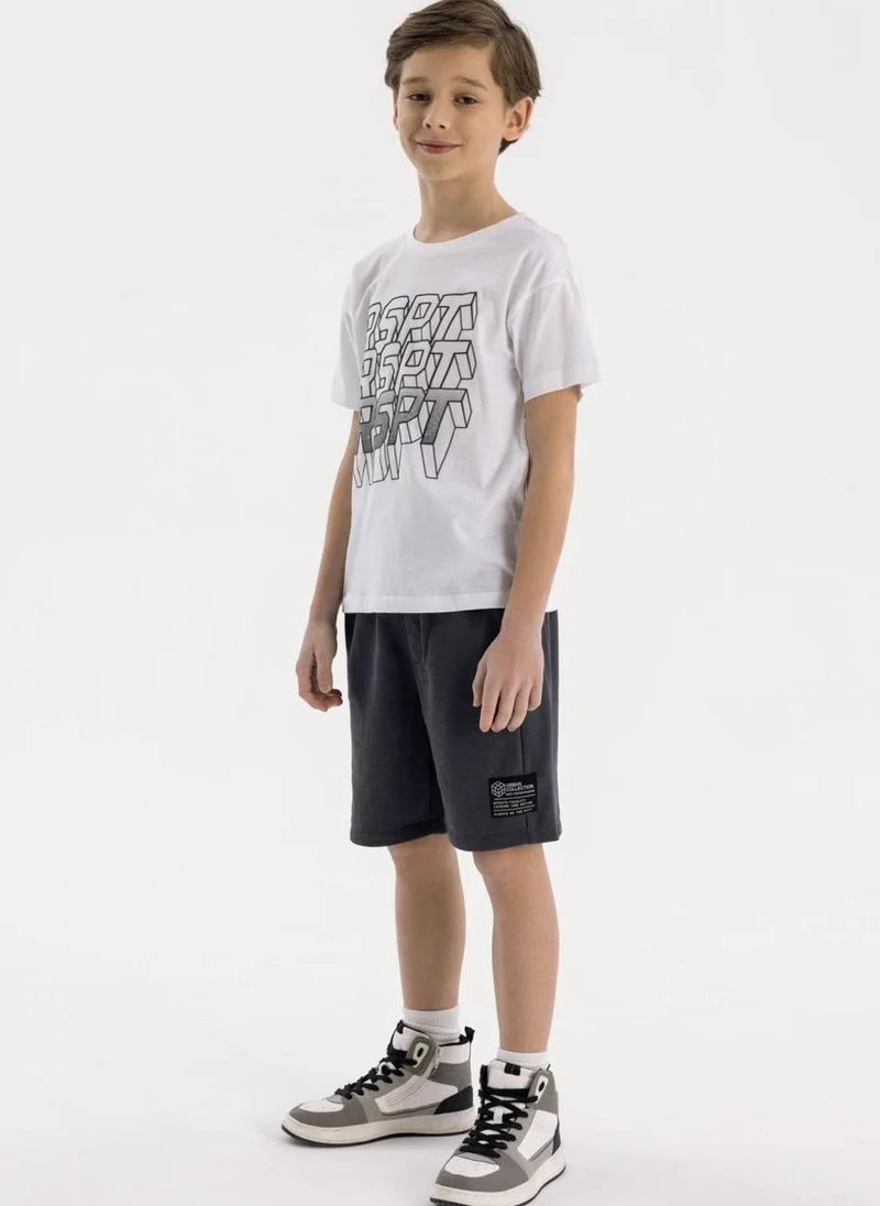 مينوتي Teen Boys Fleece Shorts with Rib