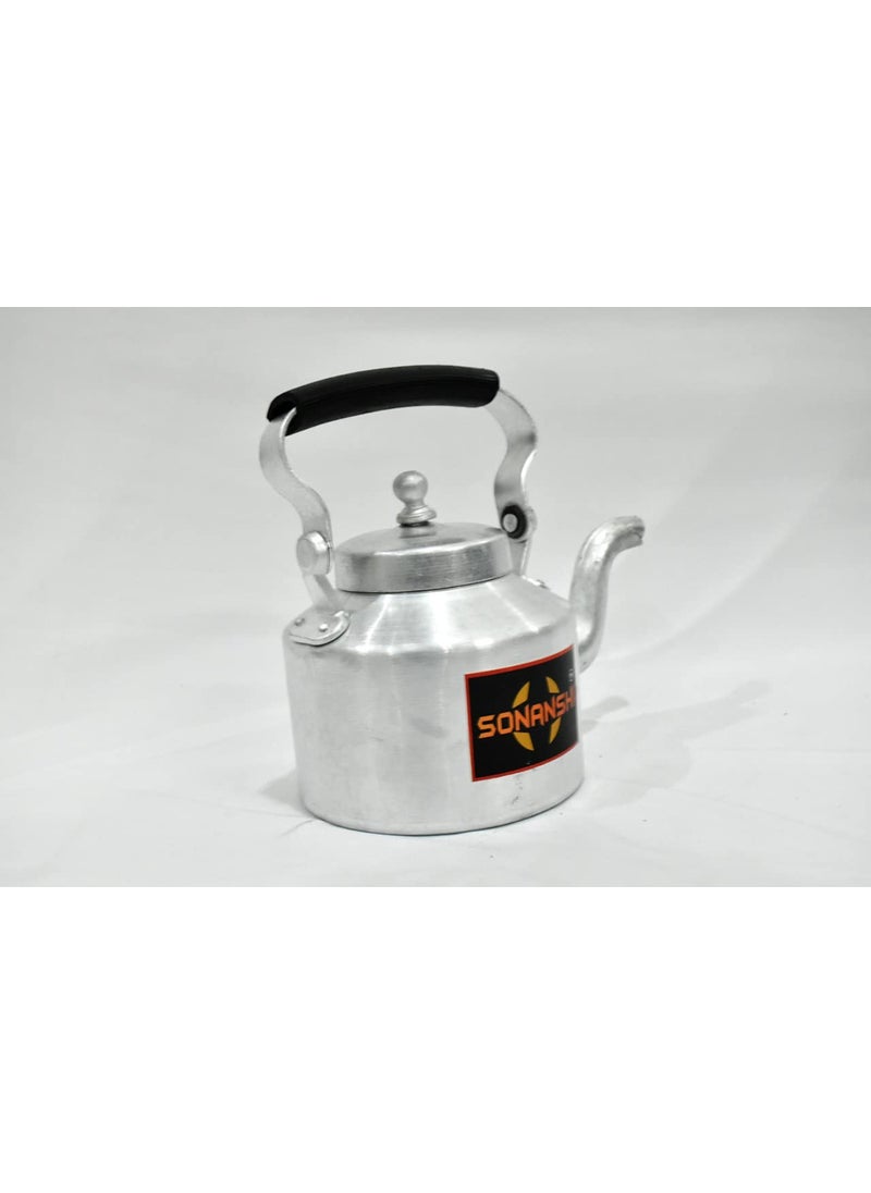Sonanshi Sonanshi Aluminium Roadside Cutting ChaiTea Kettle for TeaCoffeeMilk 3 Litre  - Image 4