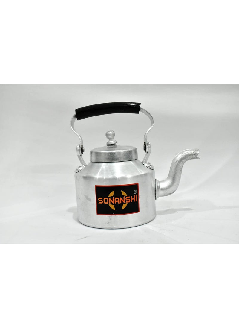 Sonanshi Sonanshi Aluminium Roadside Cutting ChaiTea Kettle for TeaCoffeeMilk 3 Litre  - Image 2