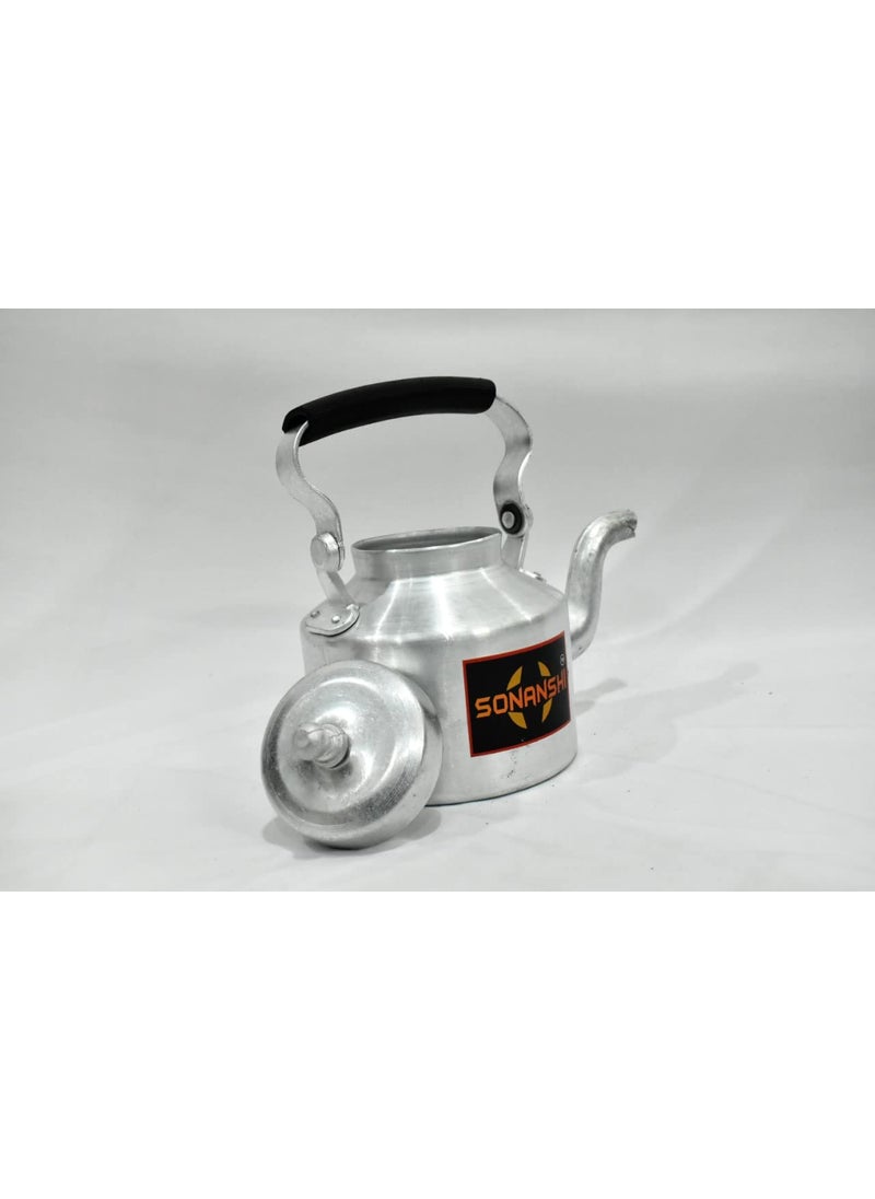 Sonanshi Sonanshi Aluminium Roadside Cutting ChaiTea Kettle for TeaCoffeeMilk 3 Litre  - Image 5