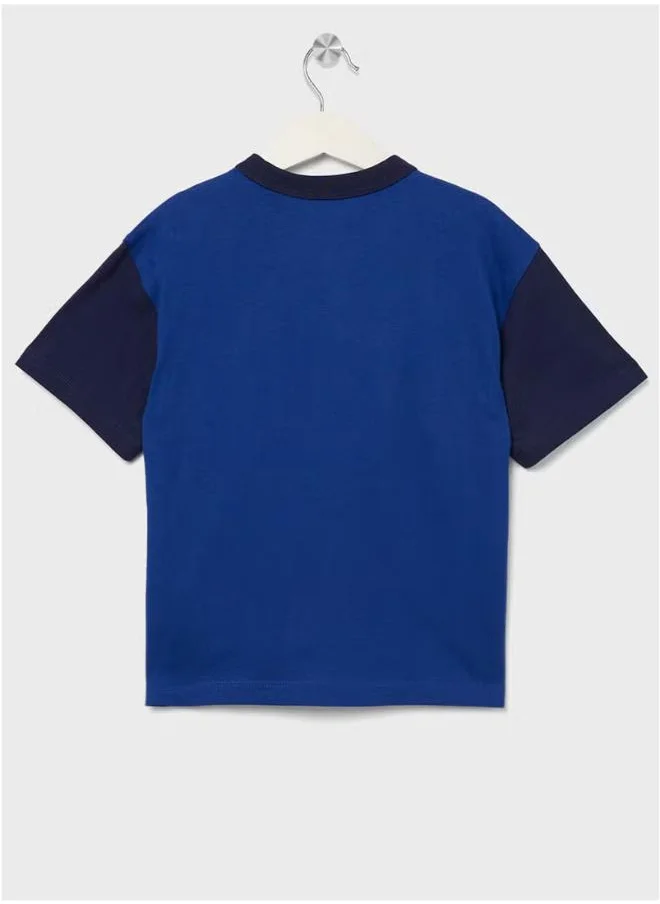 Calvin Klein Jeans Kids Color Block Graphic T-Shirt