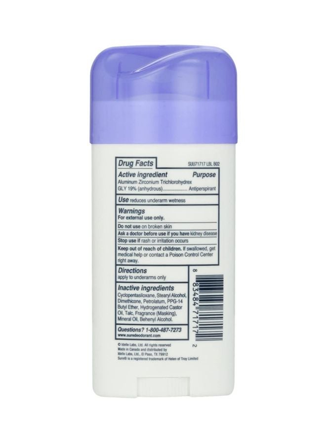 Sure Wide Solid Deodorant, Regular Scent for Men and Women, 2.7 oz - Image 2