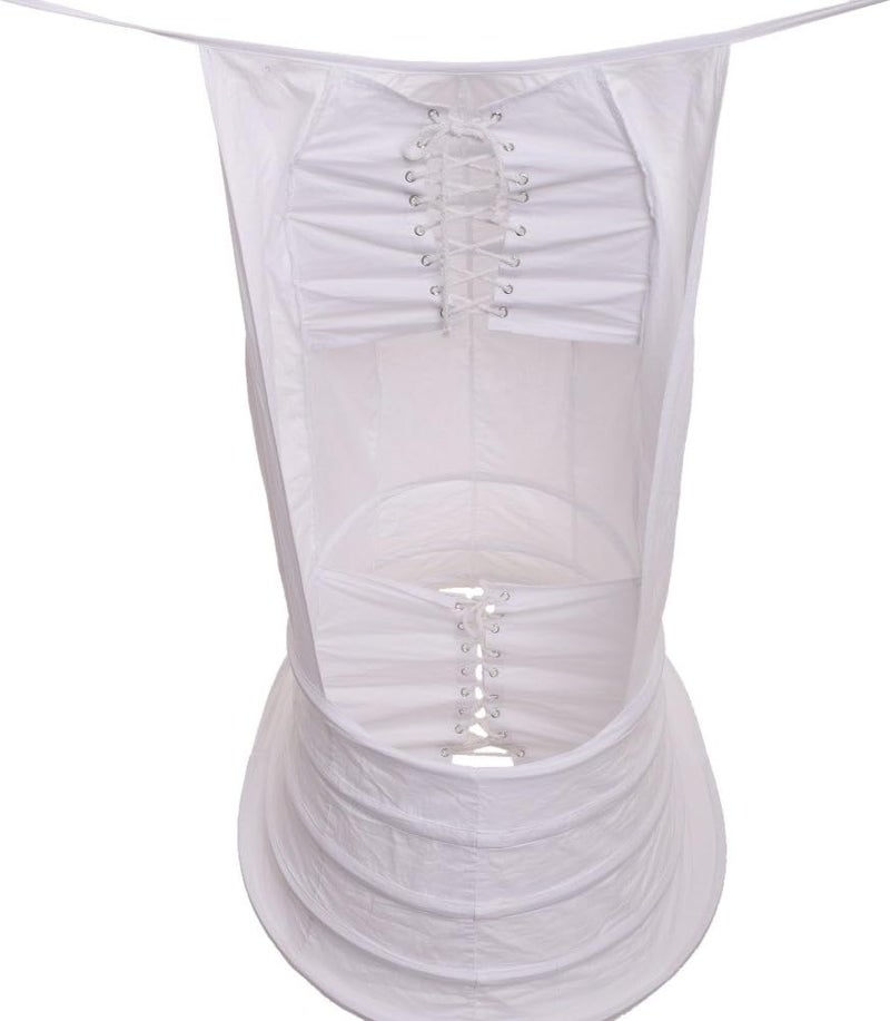 GRACEART Women's Victorian Bustle Hoop Skirt Crinoline Cage Pannier - Image 2