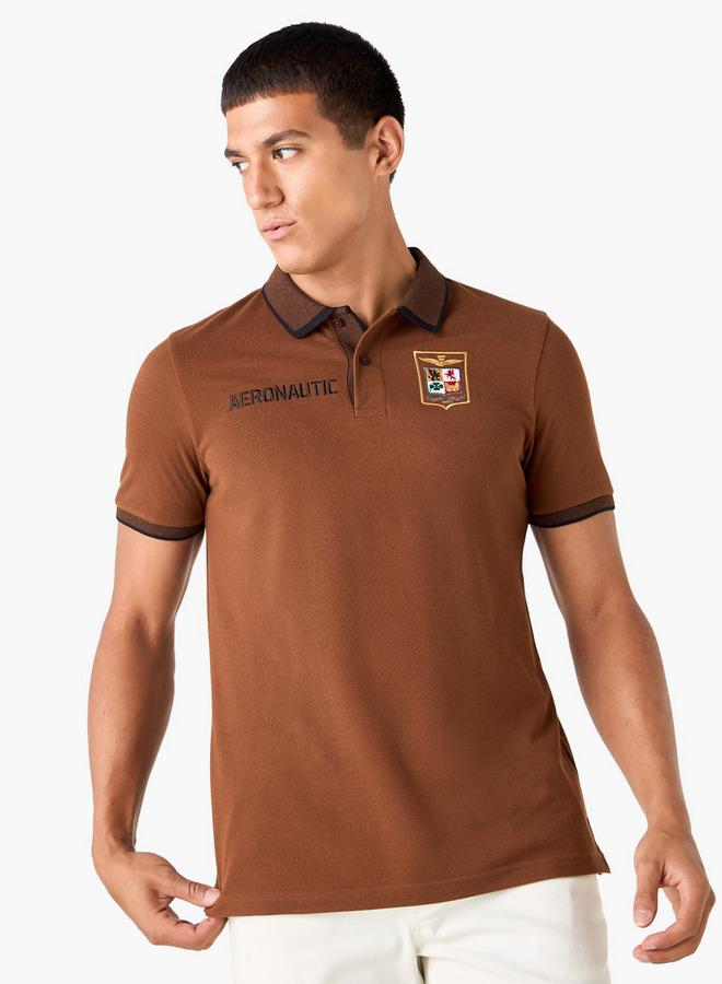 Splash FAV Embroidered Polo T-shirt with Short Sleeves - Image 1