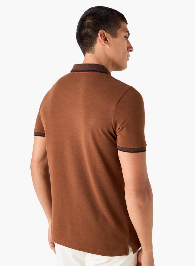 Splash FAV Embroidered Polo T-shirt with Short Sleeves - Image 3