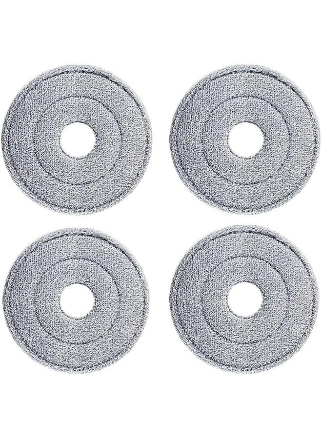 HOMESTAR Mop cloth replacement parts 4 round pieces - Image 1