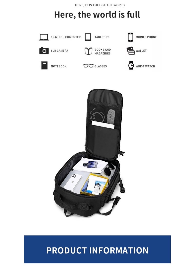 OZUKO - Ozuko Laptop Backpack High Quality Luxury Waterproof Casual Anti Theft 15.6 Inch with Large Capacity (18)L Multi-Function Backpack All in 1 for Work, School, Travel, Fitness, Daypack 45*26*15 cm - Image 1