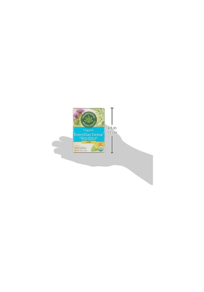 Traditional Medicinals Organic EveryDay Detox Tea - Lemon Flavor - Image 3