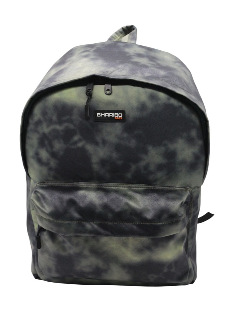 Gharibo Bags - Casual Backpack Model 4-24 Size 18  with Fog Print - Image 1