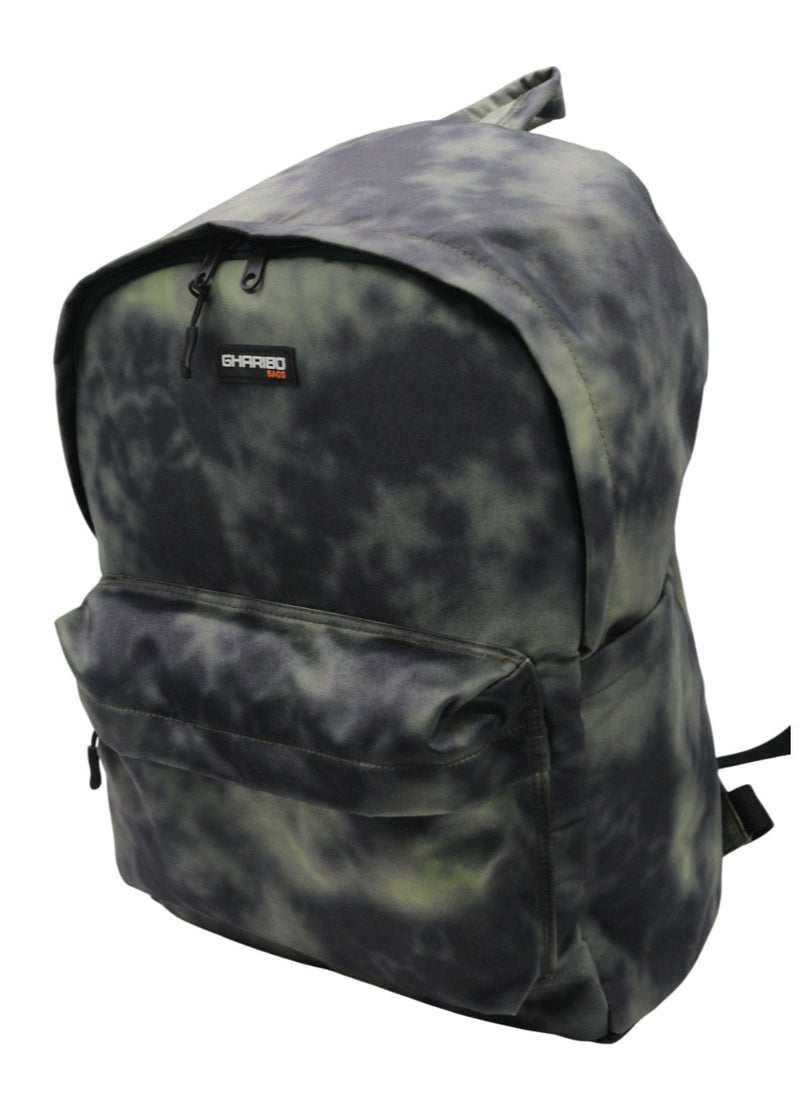Gharibo Bags - Casual Backpack Model 4-24 Size 18  with Fog Print - Image 1