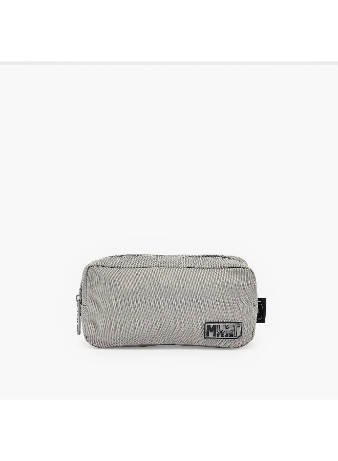 ماست Pouch-Monochrome-Sustainable-1 Cmprt (Rpet 900D Pu) Grey \ 20X5X9