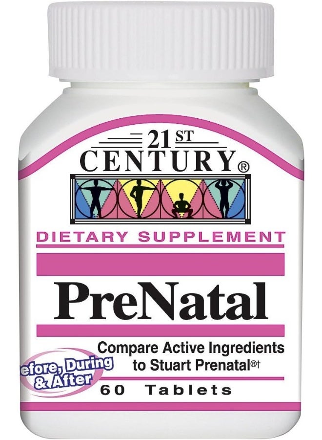 Prenatal Dietary Supplement - 60 Tablets