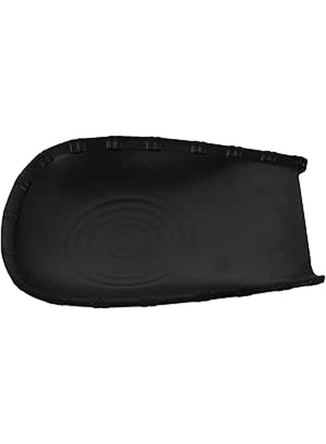 Matte Black 9 Inch Sushi Serving Tray Plate For Home And Restaurant Food Display - Image 1