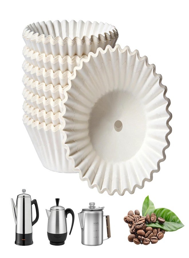 Shoxil 200-Count Percolator Coffee Filters - Compatible with Farberware, Coletti & Elite Gourmet Electric Coffee Pots (4-9 Cup) | Disposable Paper Basket Filters for Glass & Standard Percolators - Image 1