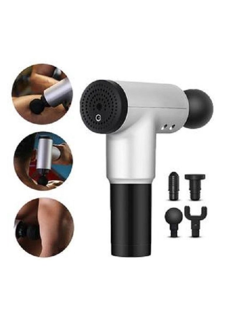Fascial Gun Muscle Massager 6 Stage Design + 4 Massage Heads - Image 1