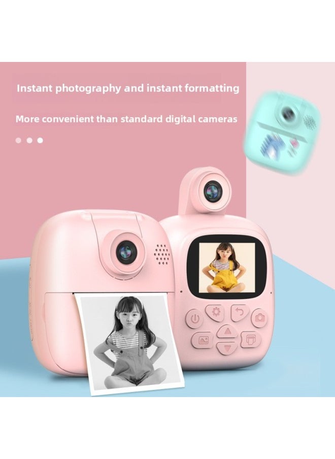 Generic Children's Digital HD Photo Printing Camera Cartoon Mini Children's Digital Camera-Color:MD05 Ash Penguin  - Image 3