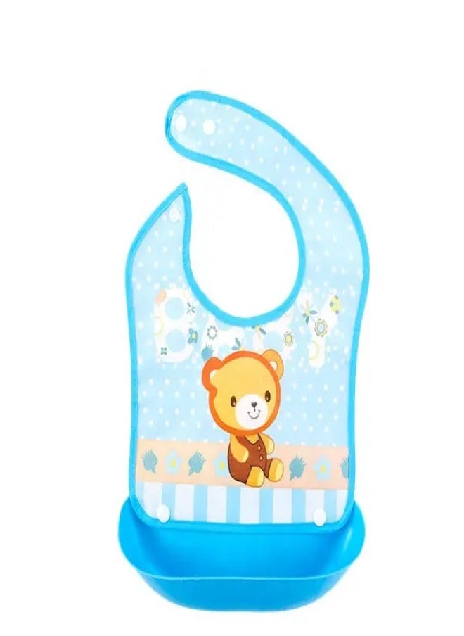 Fatah Bundle Of 2 Psc Of Detachable Adjustable Baby Silicone Waterproof Food Bibs Shapes  - Image 5