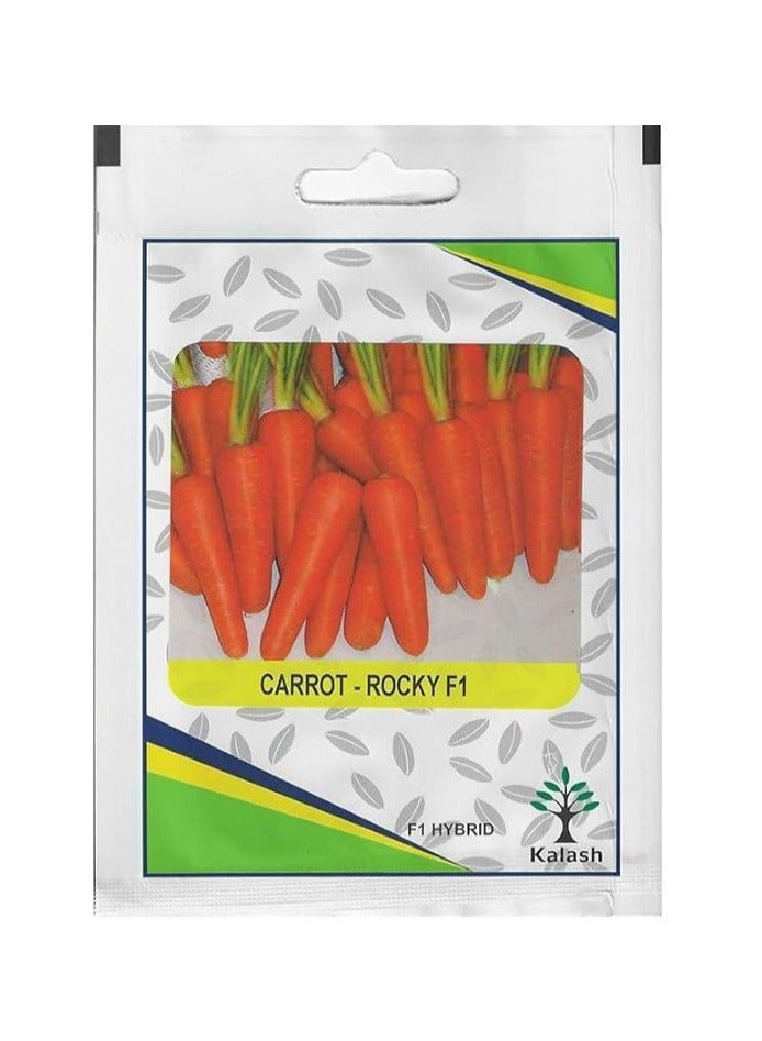 Generic Kalash Carrot Rocky F1 Hybrid Premium Quality 100-Seeds Pack (Made in India) 