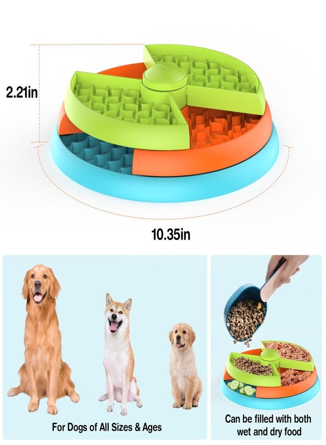 ATDOALL Slow Feeder Dog Bowl 3 Levels, Reduces Boredom and Anxiety, Non-Slip Interactive Puzzle Feeder, Suitable for Small/Medium/Larger Dogs - Image 4
