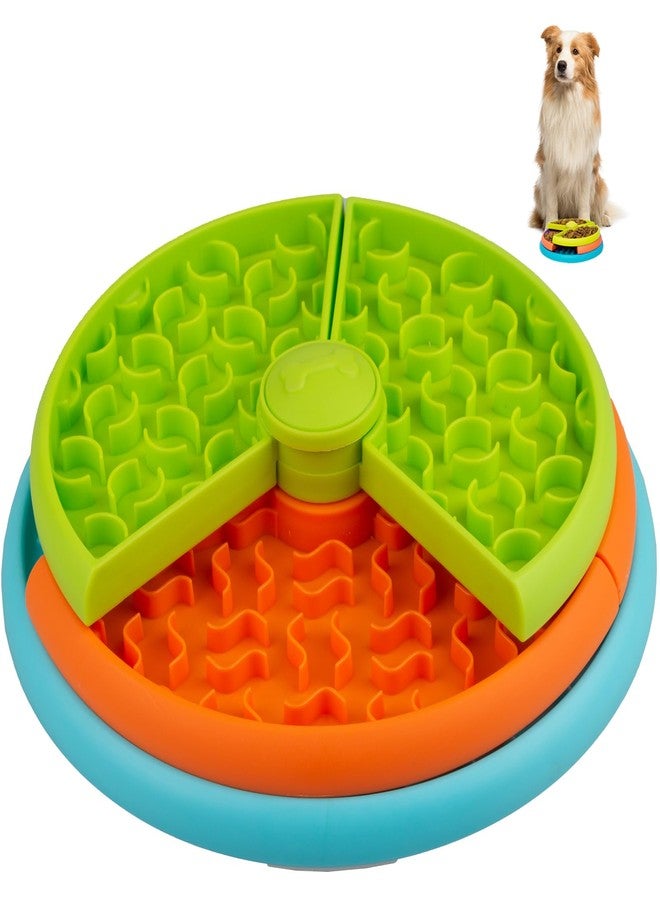 ATDOALL Slow Feeder Dog Bowl 3 Levels, Reduces Boredom and Anxiety, Non-Slip Interactive Puzzle Feeder, Suitable for Small/Medium/Larger Dogs - Image 1