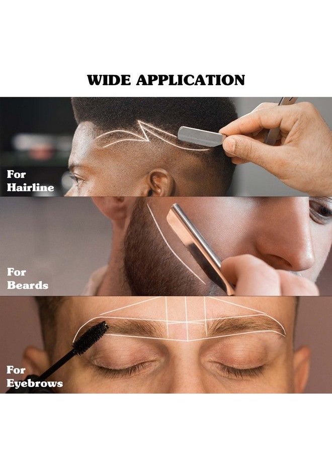 Red by Kiss - 3Pcs Barber Pencil With Builtin Sharpener Edge Hairline Razor Trace Pencils Beard Guide Beard And Hairline Outliner Pencils Beard Shaping Pencils For Men (White) - Image 1