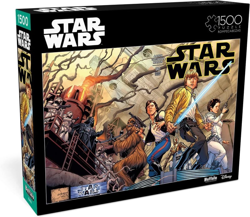 Buffalo Games - Star Wars - #1 Variant Cover - 1500 Piece Jigsaw Puzzle for Adults -Challenging Puzzle Perfect for Game Nights - Finished Size is 38.50 x 26.50 - Image 1