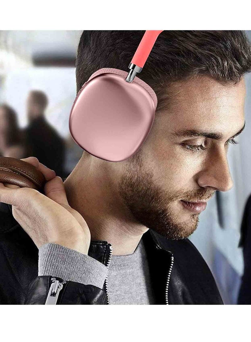 Wtech P9 Best Quality Wireless Headset Over-Ear Headphone Red/Pink - Image 4