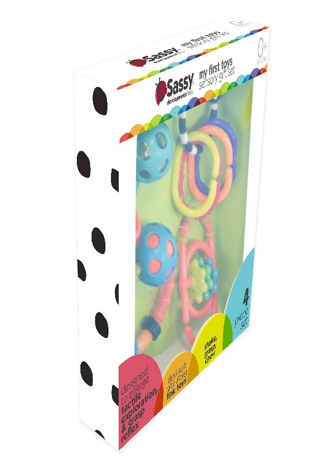 Sassy My First Toys Sensory Toy Gift Set for Ages 0+ Months - Image 2