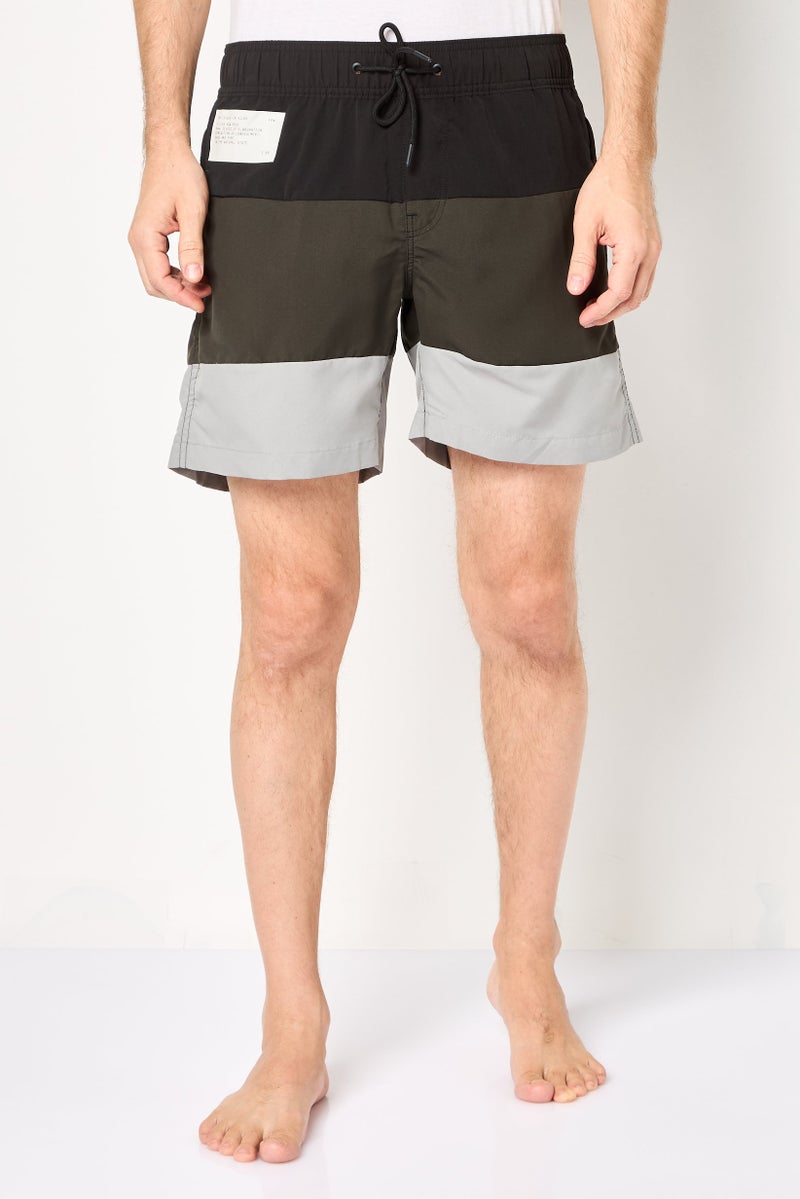 G-Star RAW Men Colorblock Board Shorts, Multicolor - Image 1