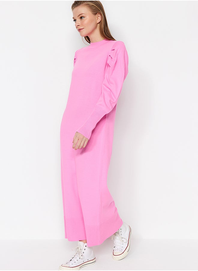 trendyol Pink Unlined Plain Knitwear TCTAW23EB00047  - Image 3