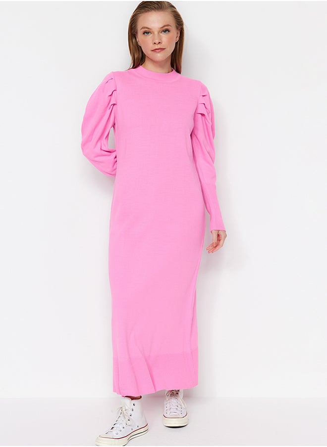 trendyol Pink Unlined Plain Knitwear TCTAW23EB00047  - Image 2