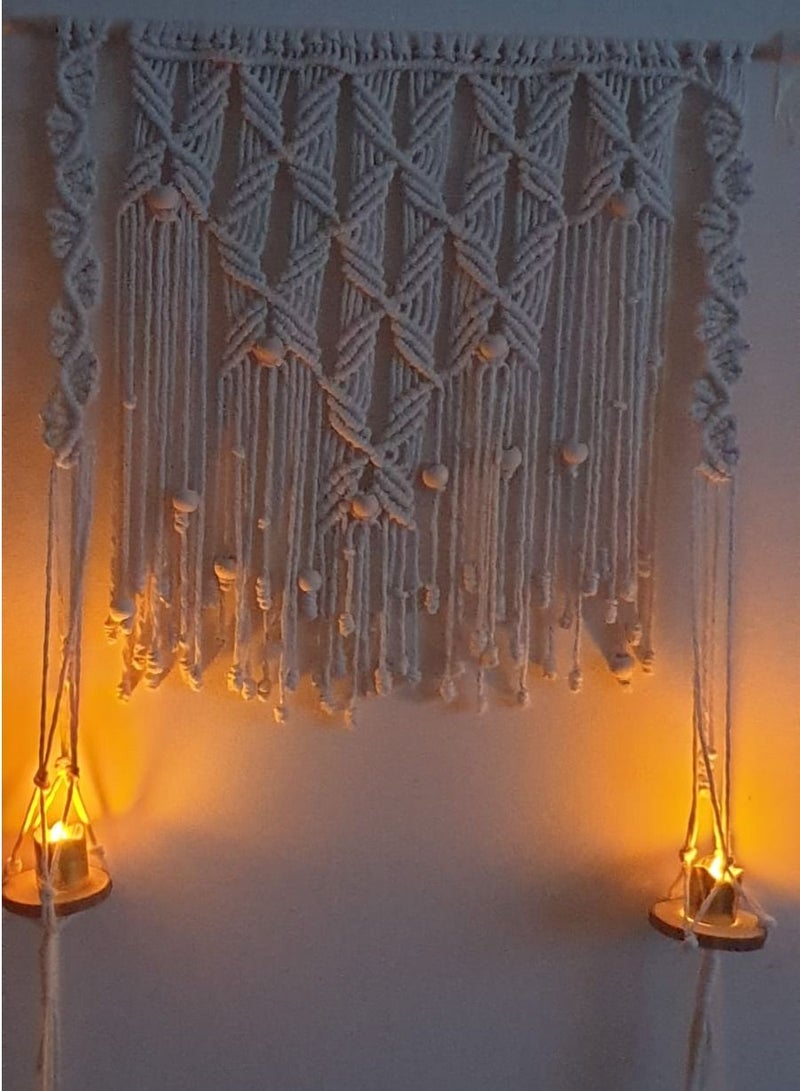 macrame sanu handmade macrame wall hanging, home decor  - Image 2
