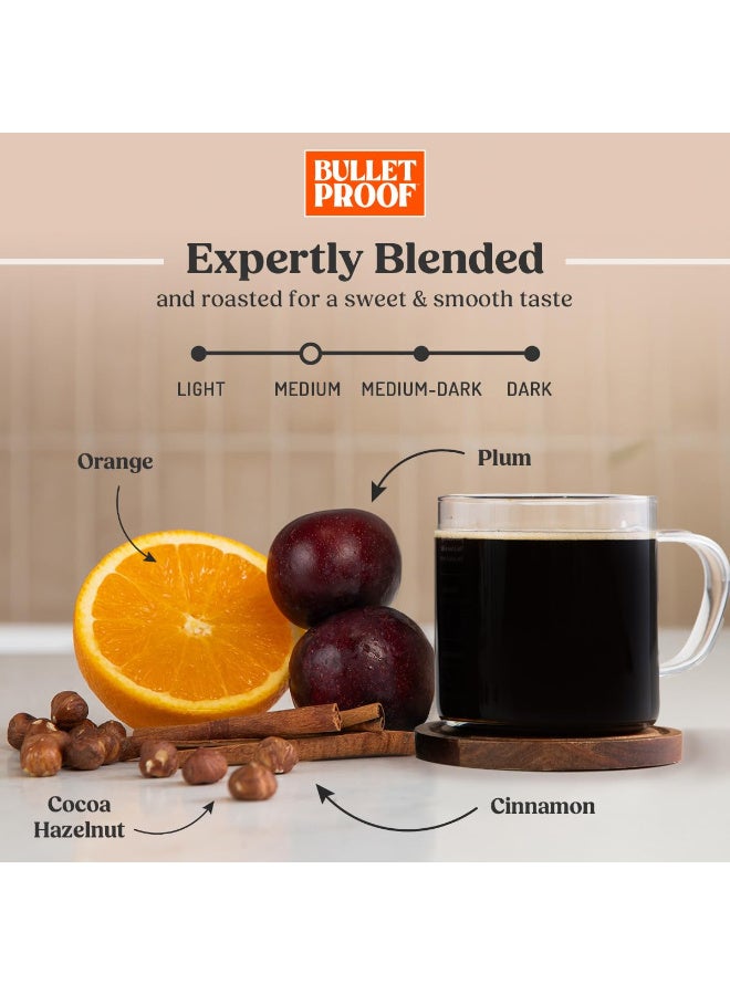 Bulletproof He Original Whole Bean Coffee Medium Roast 12 Oz Bulletproof Keto Friendly 100% Arabica Coffee - Image 2