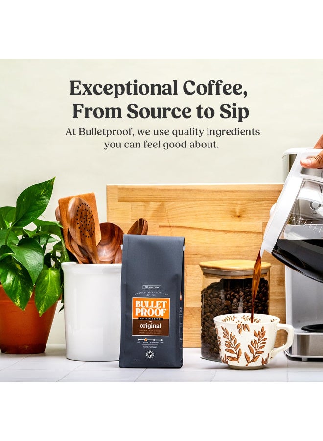 Bulletproof He Original Whole Bean Coffee Medium Roast 12 Oz Bulletproof Keto Friendly 100% Arabica Coffee - Image 3