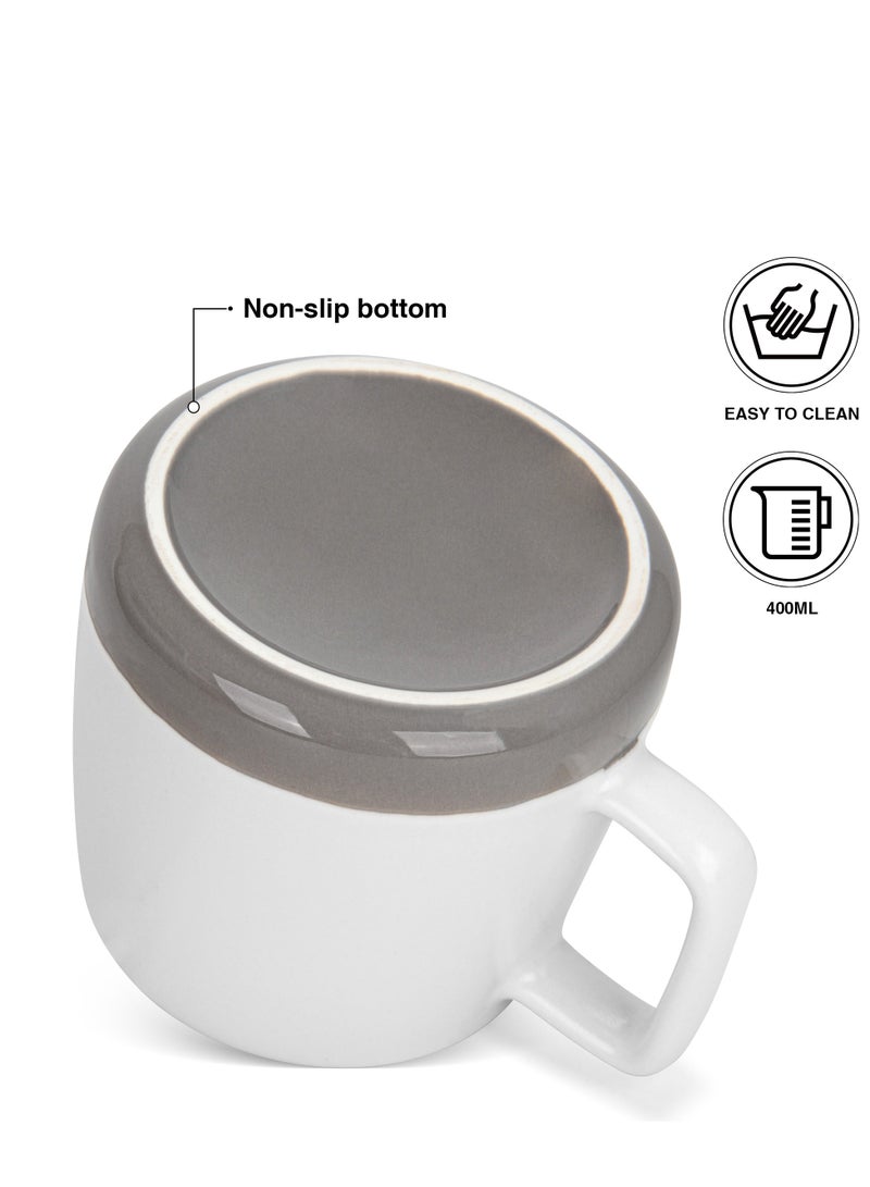 Fissman أكواب 2 قطعة 400 مل معًا سعيدين من البورسلين الجديد - Image 2