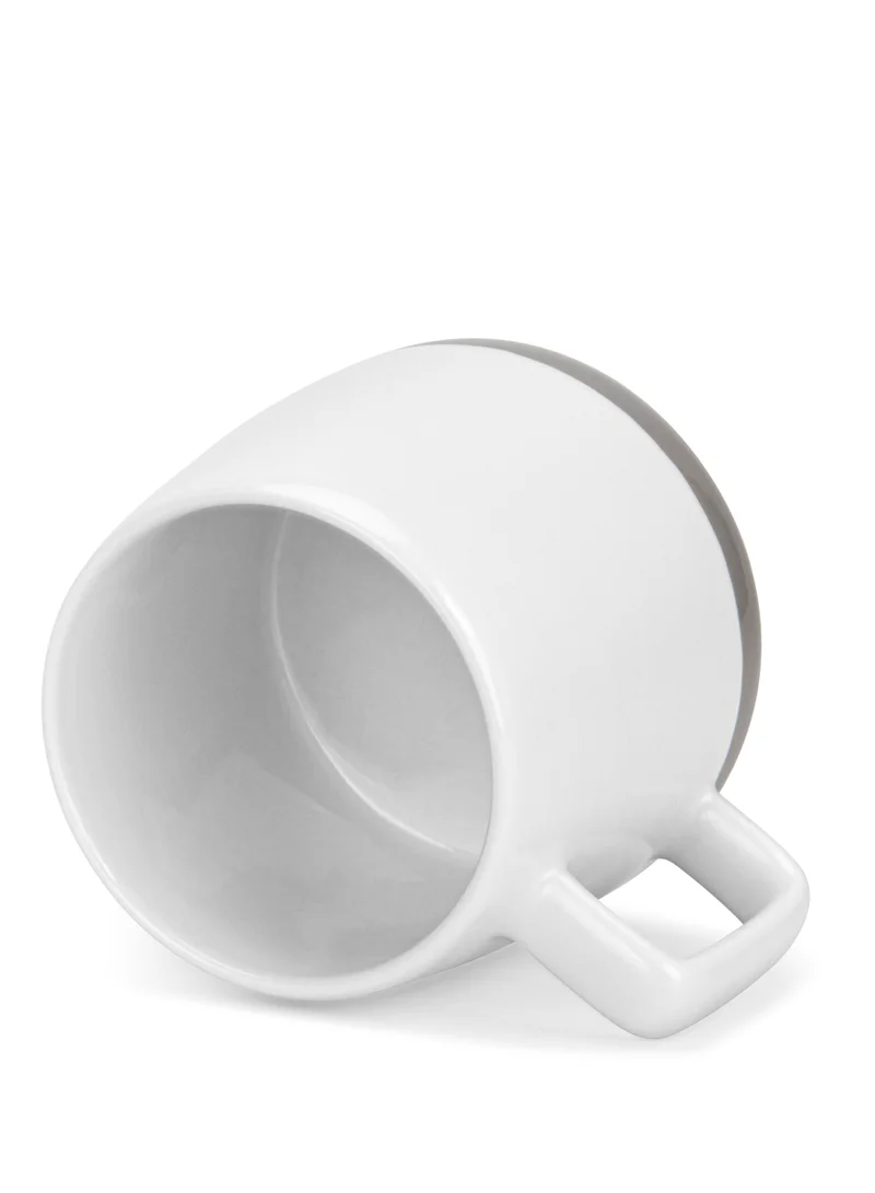 Fissman Happy Together 2-Piece Mugs 400ml Happy Together Coffee Mugs Set Couple Mug , New Bone China with Non Slip Bottom Coffee Cups for for Tea, Coffee, Present For Her/Him, Surprise Gift For Heart Day  | Best Price UAE