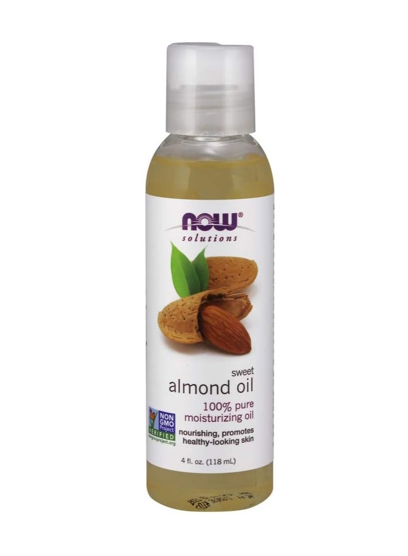 ناو زيت اللوز الحلو من ناو فودز ، 4 أونصة سائلة 118 مل مجموعه من 4 حبات - Image 4