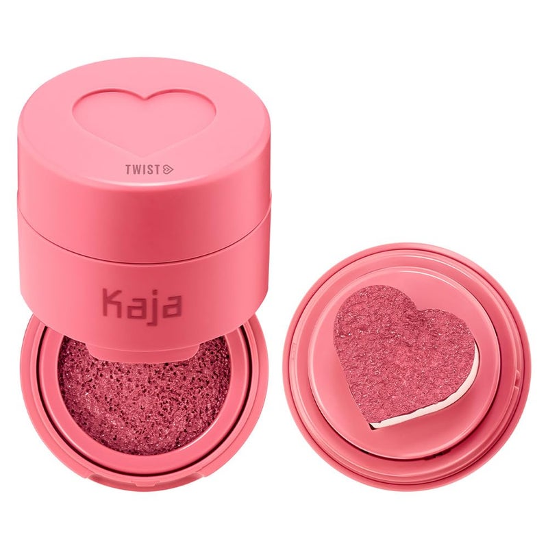 KAJA Blusher - Cheeky Stamp 02 Saucy | Buildable & Blendable Shade with Heart-shaped Applicator, Sunkissed Finish, Travel size, Hygienic, Suitable for Beginners, Portable, Korean Makeup, 0.17 Oz - Image 1