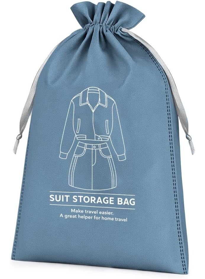Clothes Storage Bag with Drawstring | Portable Garment Organizer for Suits, Jackets & Dresses | Foldable, Dustproof & Breathable for Home & Travel - Image 1