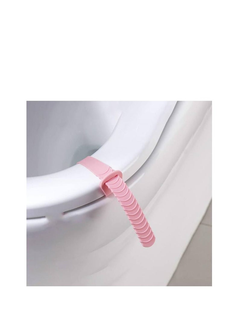 Spaceshoop Silicone Toilet Seat Lifter Toilet Cover Lift Handle Avoid Touching Hygienic Clean Raise Lower Lid  - Image 4