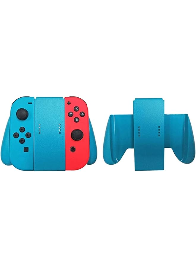 KASTWAVE Grip Handle Bracket Support Holder Joycon Comfort Grip Compatible With Nintendo Switch (Blue)  - Image 1